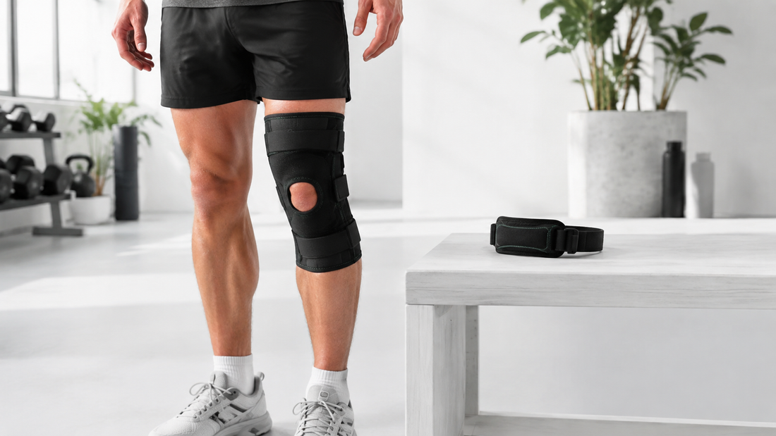 Knee brace and patellar knee strap comparison