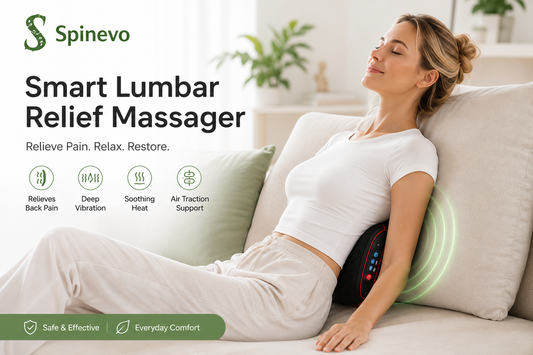 Spinevo Smart Lumbar Relief Massager for Back Pain