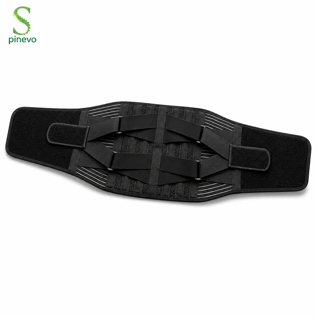 Spinevo adjustable lumbar support belt on a white background