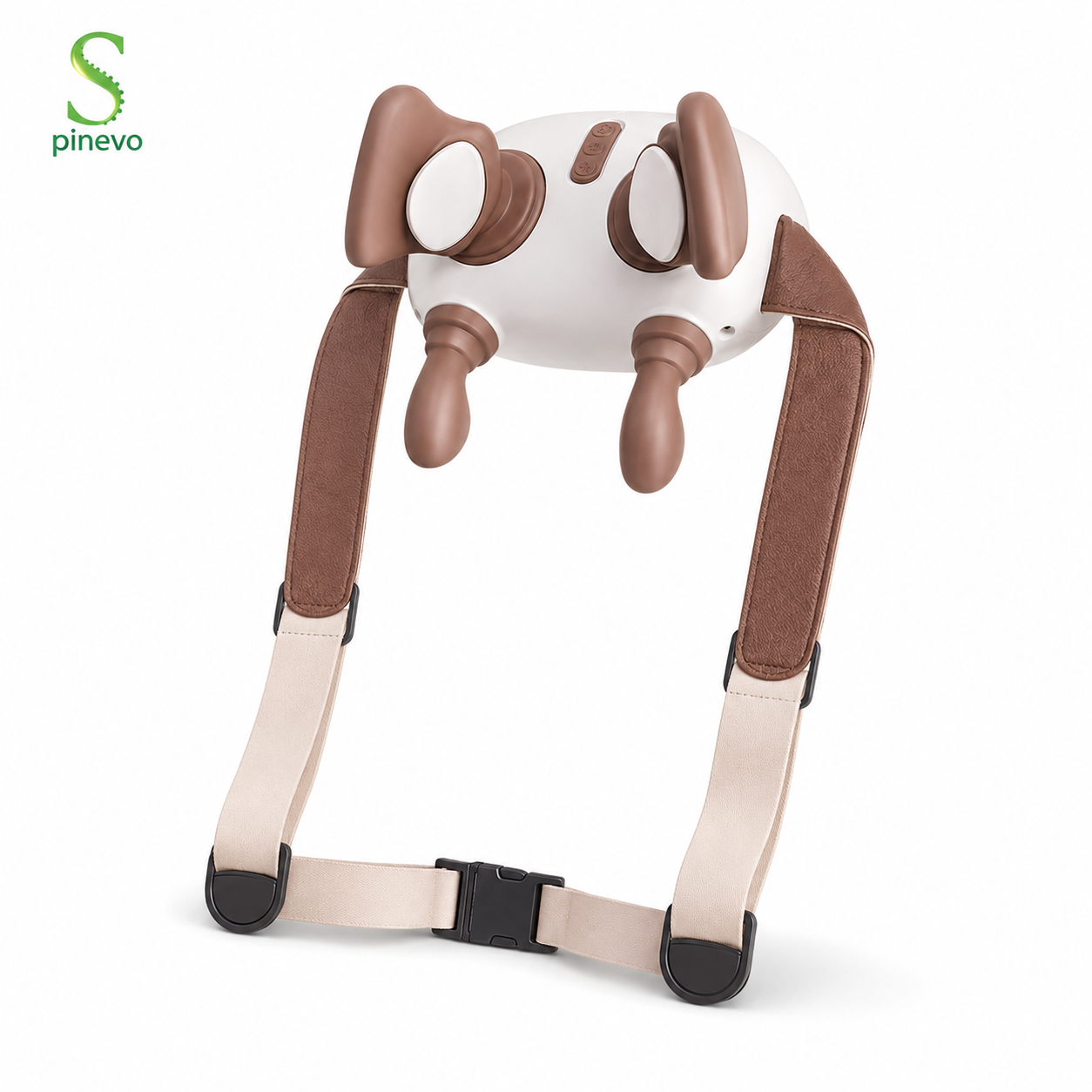 Spinevo HeatKnead Pro cordless neck and shoulder massager on a white background