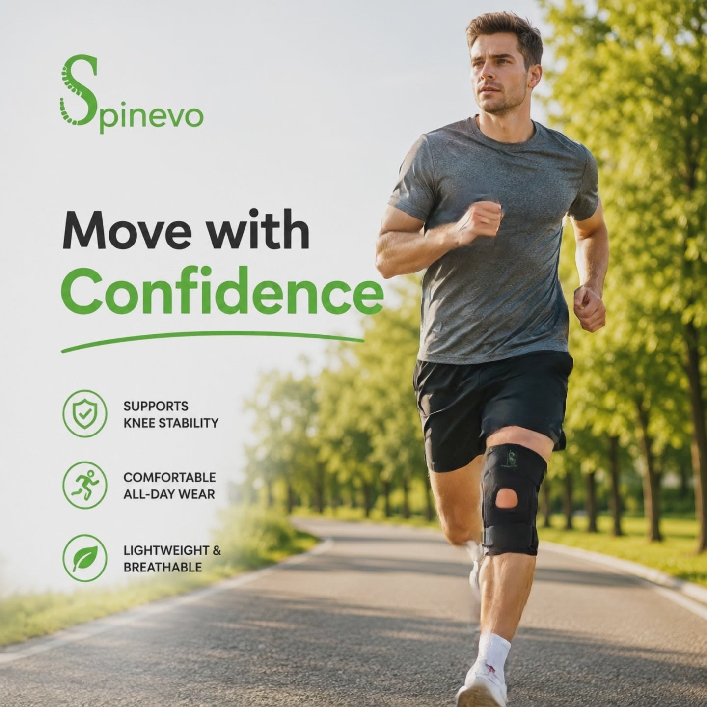 Video demonstration of Spinevo ProFlex Knee Support Brace