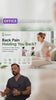 Spinevo smart lumbar relief massager for back comfort and muscle recovery